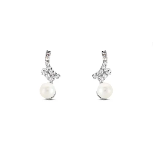 Stroili Orecchini Lobo Silver Pearls Argento 1662641